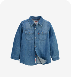 LEVI'S KIDS 웨스턴 데님셔츠